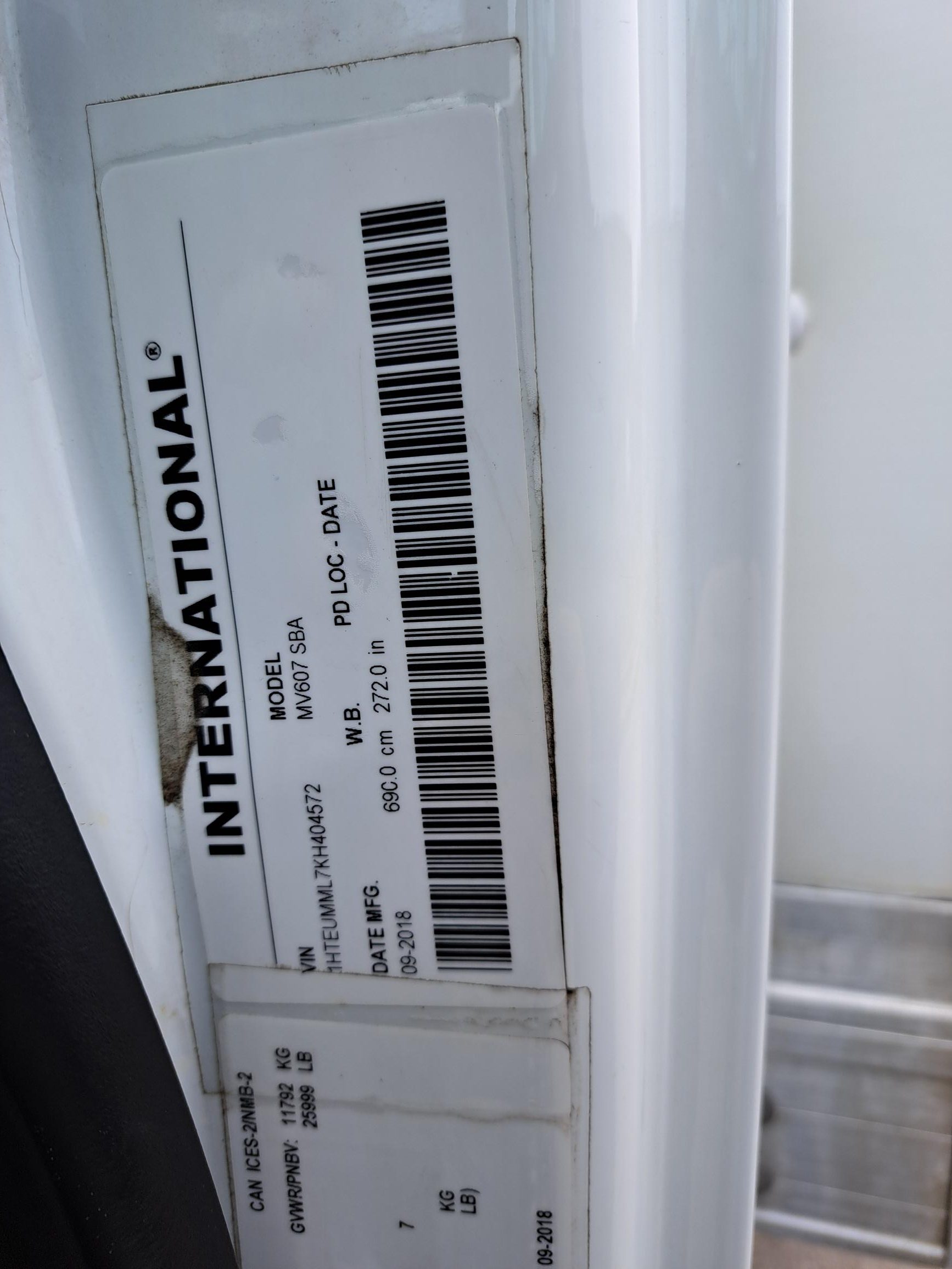 2019 INTERNATIONAL MV607 - Lakeside International Trucks