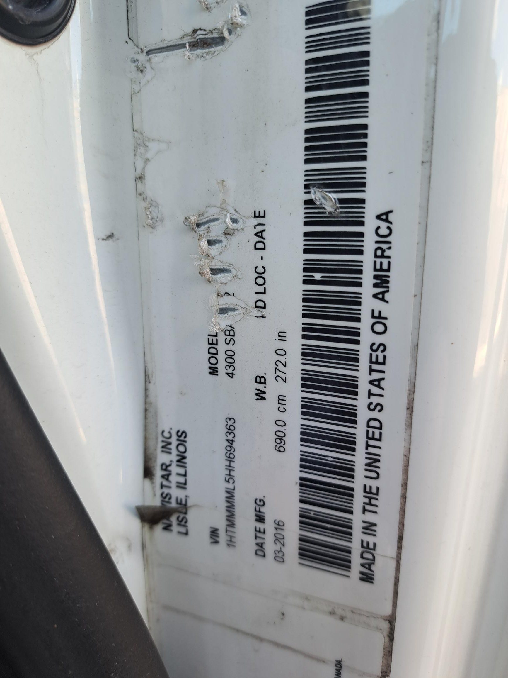 2017 INTERNATIONAL 4300 UT17986-18 2017 INTERNATIONAL 4300 UT17986-18