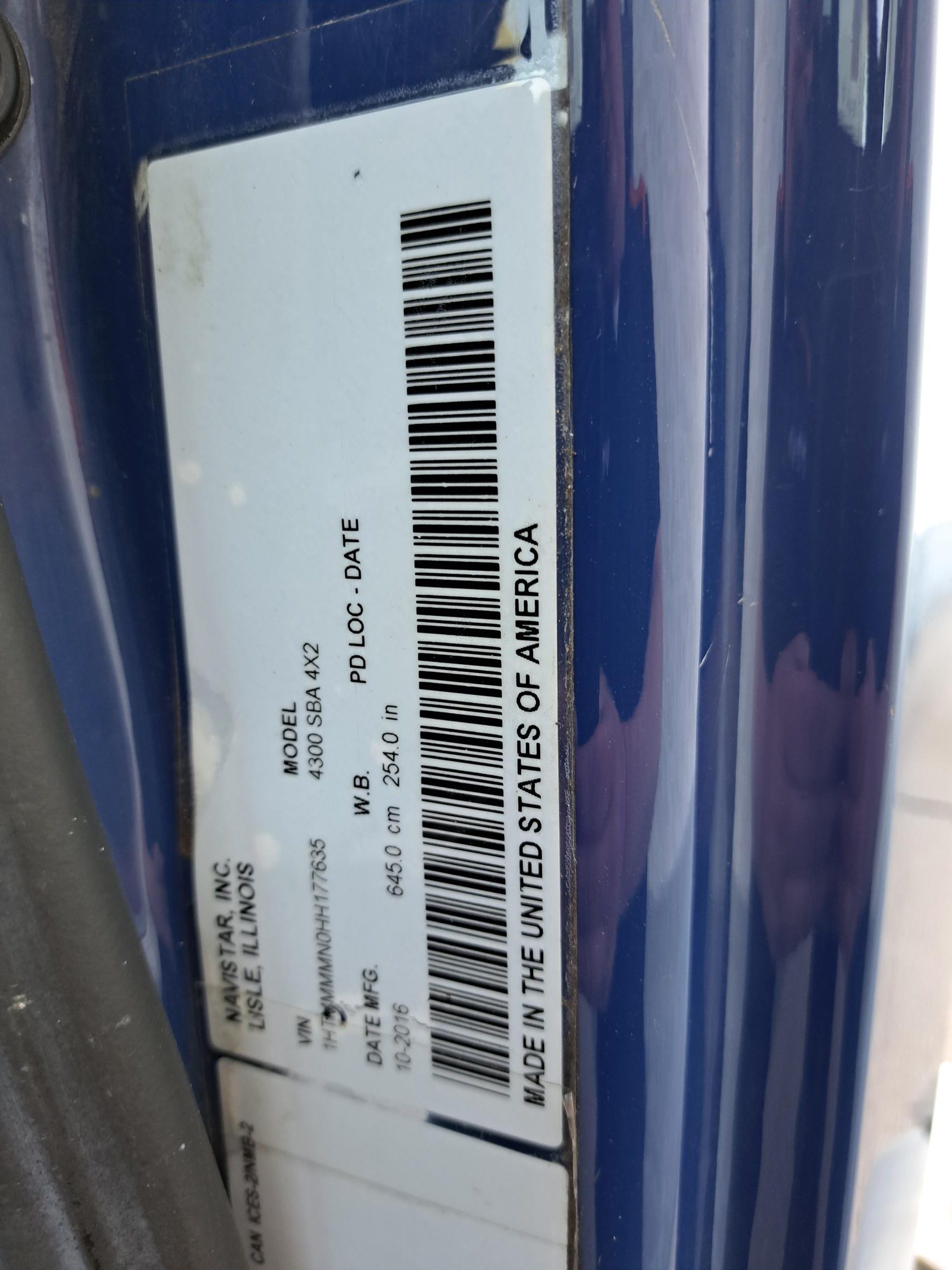 2017 INTERNATIONAL 4300 UT46908-17 2017 INTERNATIONAL 4300 UT46908-17