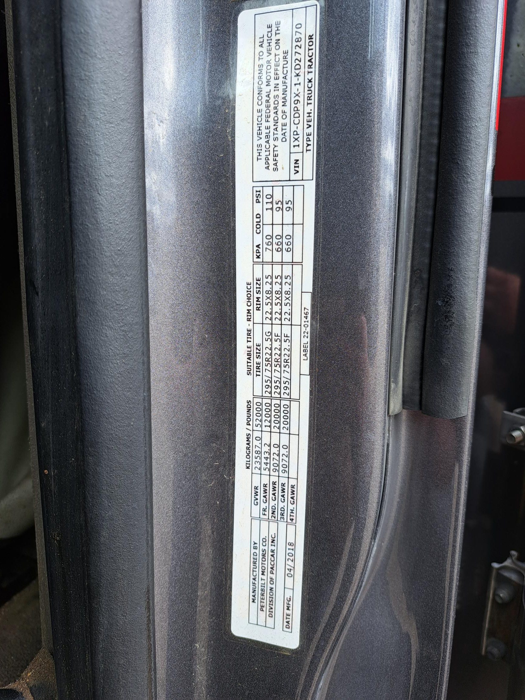 2019 Peterbilt 567 UTC1379-26 2019 Peterbilt 567 UTC1379-26