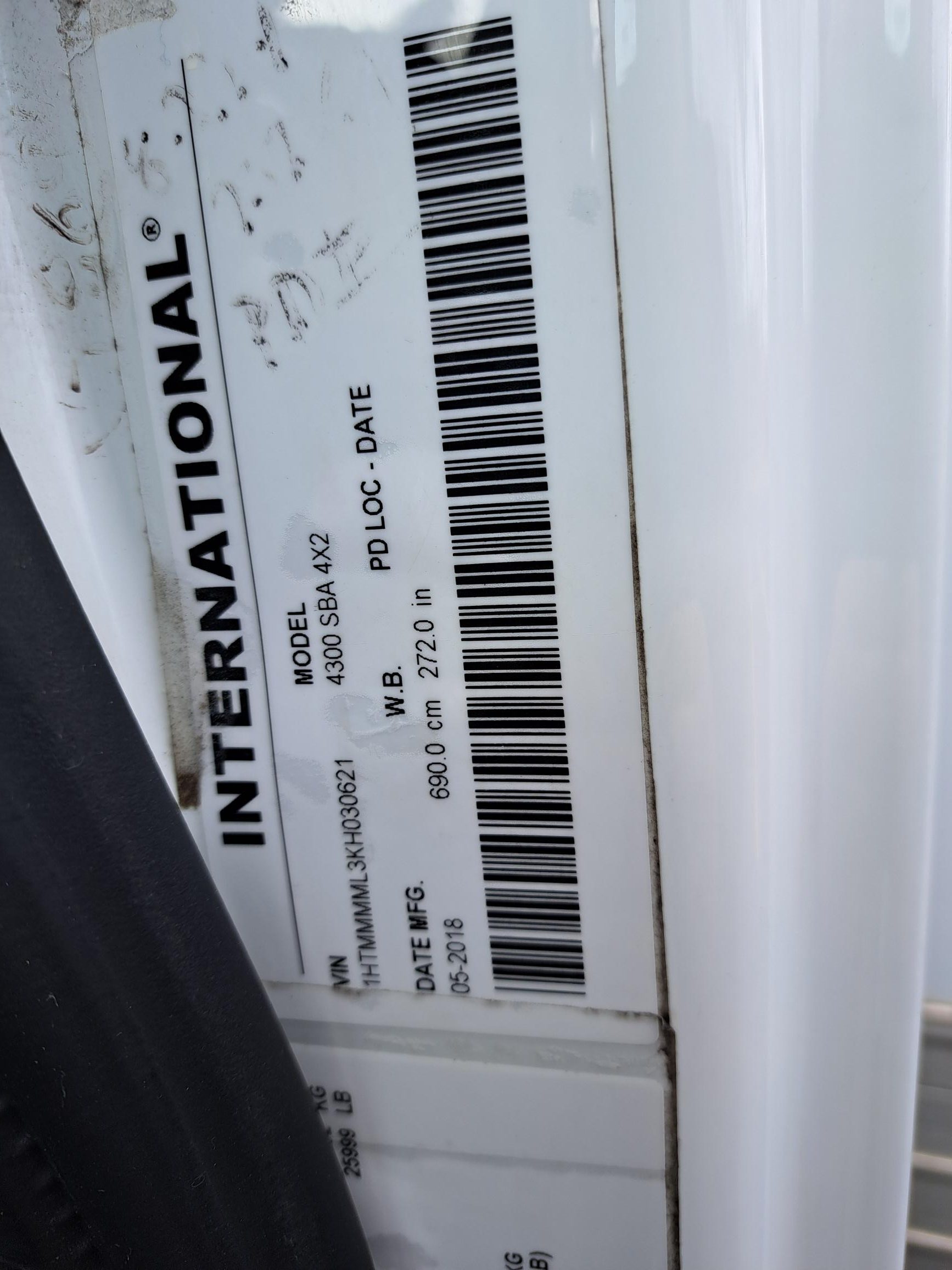 2019 INTERNATIONAL 4300 UT47003-18 2019 INTERNATIONAL 4300 UT47003-18