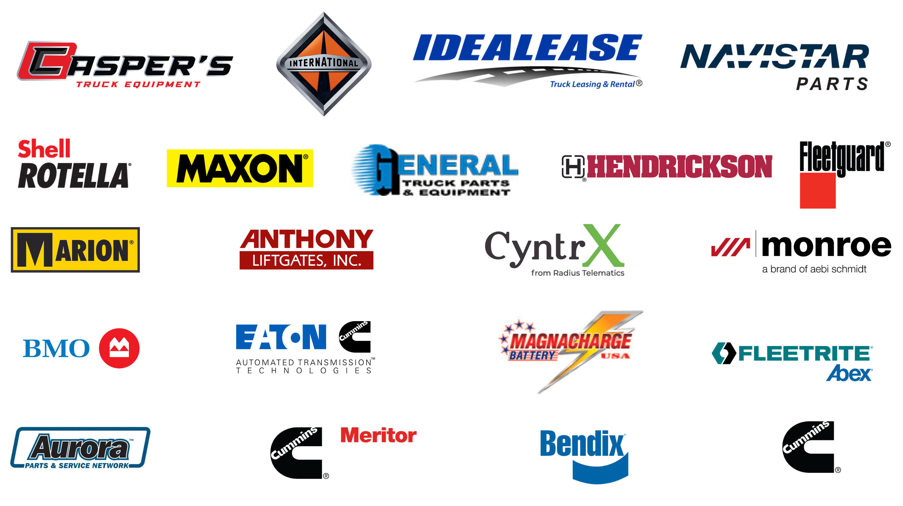 Premium trucking partners that Lakeside International Trucks works with