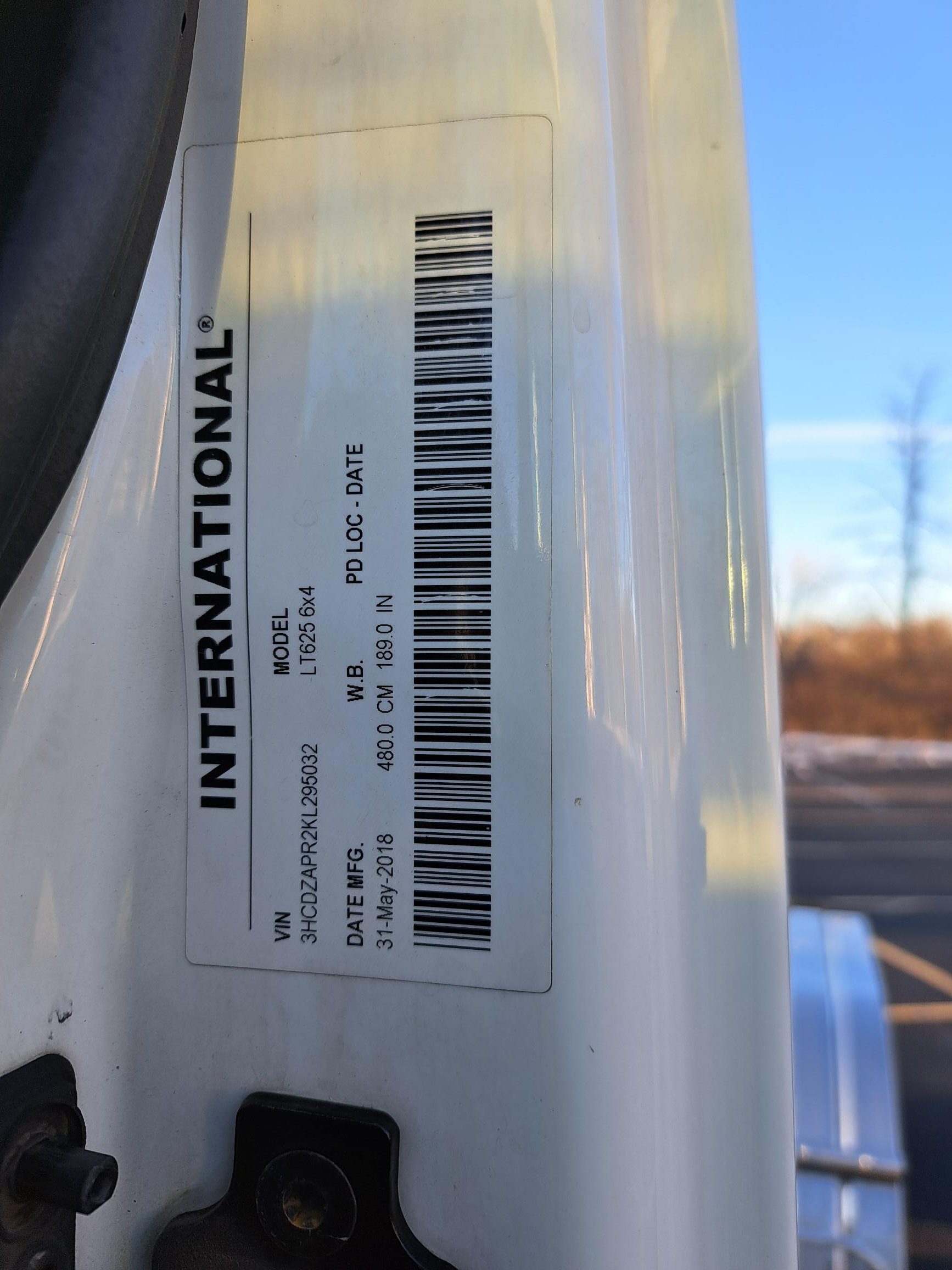 2019 INTERNATIONAL LT625 UT18129-17 2019 INTERNATIONAL LT625 UT18129-17